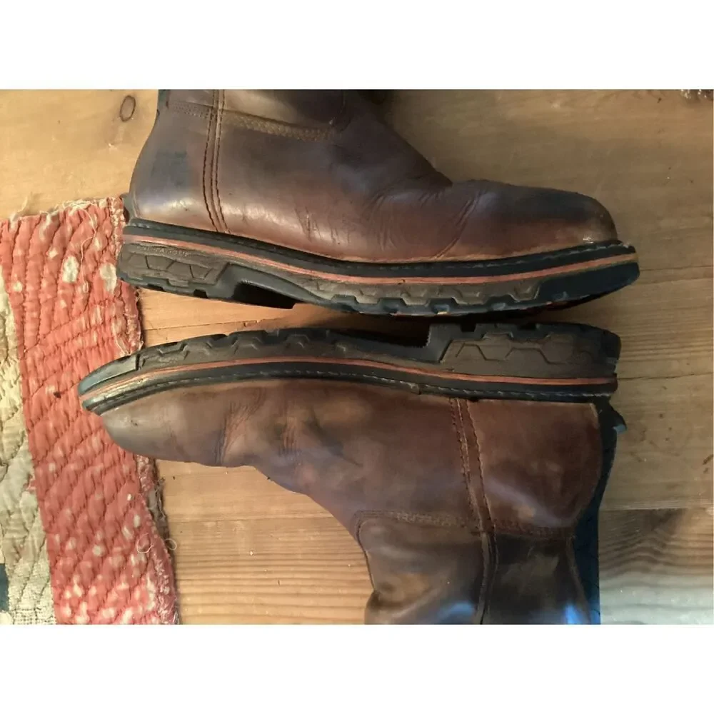 Timberland Pro True Grit pull On Work Boot Sz 9 Composite Toe